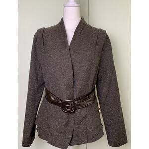 Worthington Women's Deep Chocolate Long Sleeve Jacket Size XL